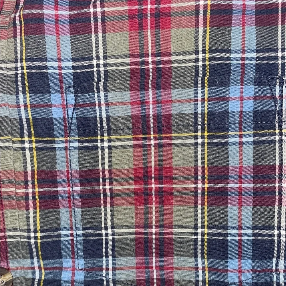 Gymboree Kids Multicolor Plaid Button Down Shirt, size 4